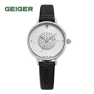 가이거(GEIGER) 여성 가죽시계 GE1211WTBK