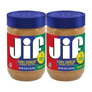 지프 크런치 땅콩버터 454g X 2개