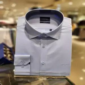 (예작셔츠) 봄여름 스판 솔리드 블루 YJESBS164BL구김적은 슬림핏 긴팔와이셔츠