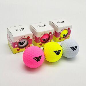 비거리 20m 보장 향기나는 캔디볼 고반발골프공 스크린 비거리골프공 선물 1개입, 그린 무광