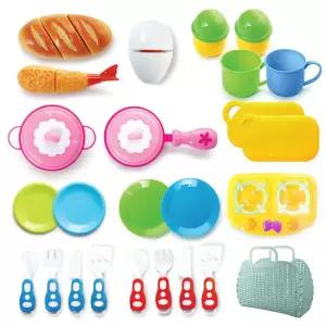 [젠토이] 쿠킹 조리도구 27종 세트 / 바구니 포함 주방놀이 역할놀이