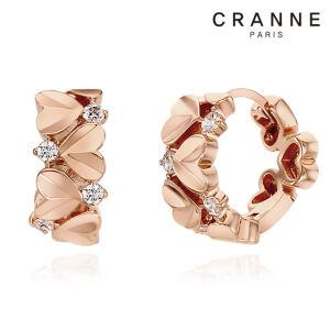[끄란느] 14K GF 러브미 원터치 귀걸이 C24EGF157
