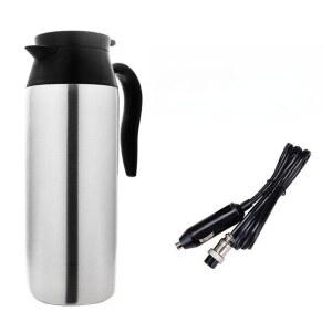 차량용 12 24볼트커피포트 자동차 커피 가열 온수 휴대용 이유식 12V750ML 24v