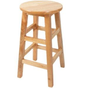 우드 원형 바스툴 높은의자 바의자 55cm 23x23x25 라탄 식탁의자 25cm 빈티지