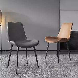 엘루소 식탁의자 인테리어 북유럽체어 디자인체어 카페 가죽 의자  1+1