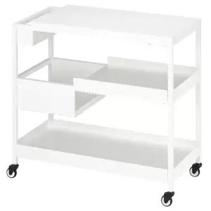 이케아 이동선반 카트 스틸 수납장 80x40x75 트로텐