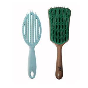 야오 워셔블케어 SET 헤어브러쉬 애쉬블루 우드스무딩