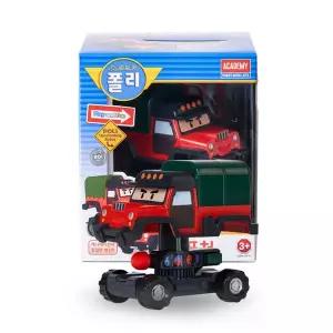 로보카 폴리 4인치 변신 포처 로봇 트럭 미니카 자동차 로보트 작동완구 캐릭터 모형 선물