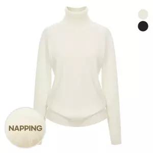 [롯데백화점]샐리 베이직 폴라 융기모 니트_I5D-MKN001