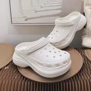 리퍼상품 통굽 경량 키높이 슬리퍼 여름 샌들