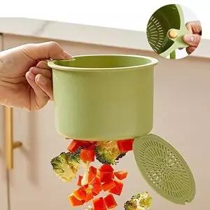 [셀러허브 1]노터치 비움 다용도 싱크대 걸이형 음식물 거름망