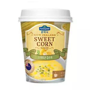 폰타나 뉴질랜드 스위트콘 수프 즉석컵 20g  x 3개