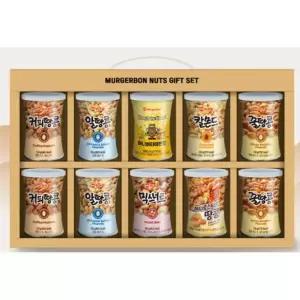 [머거본] 25년 추석 견과 10개 캔 선물세트 - 1개
