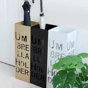 메탈 사각 우산꽂이 인테리어 현관 철제우산정리함 카페 오피스 장마대비 집들이선물용