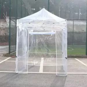 야외 비닐 텐트 방수 부스 캐노피 천막 투명 접이식 일광욕 따뜻함 칸막이 우산 차양
