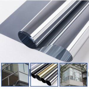 사생활 보호 차량 창문 차단 제어 건물 자체 반사 가정 사무실 거울 필름 자외선 색조