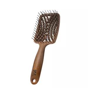 야오 스트롱우드 스퀘어 헤어 브러쉬 마사지 데일리 BNS