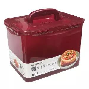 락앤락 김치통 6리터 김장김치통 냉장고 보관용기 깍두기 밀폐용기