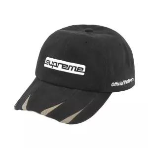 [슈프림] 재기드 6 패널 캡 블랙