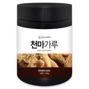 [헬로우 그린]헬로우그린 국산 프리미엄 무주 천마분말 250g(통) 가루