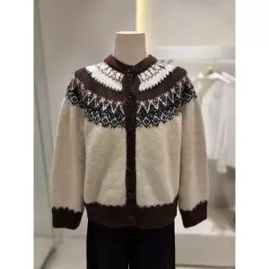 [SOUP](신세계 사우스시티) 노르딕 패턴 니트 가디건 (SBBGD30)