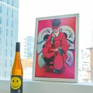 [마이모노샵] 반가사유상 그림 컬러 소품 액자 벽장식 포스터 원룸