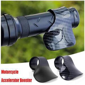 1개 미끄럼 방지 바이크 오토바이 가속기 부스터 보조 그립 핸들 컨트롤 스로틀 클립 플라스틱 모터