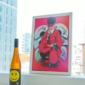 [마이모노샵] 반가사유상 그림 컬러 소품 액자 벽장식 포스터 원룸