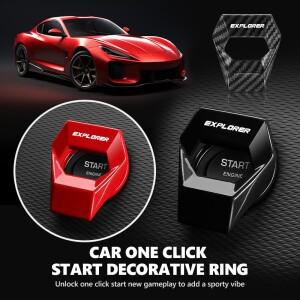 자동차 엔진 시동 정지 버튼 커버 푸시 스위치 캡 포드 호환 피에스타 머스탱 쉘비 엣지 레인저 몬데오용