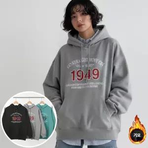 무브온 기모 후드 맨투맨 긴팔 BOX 여성 오버핏 티셔츠 (3컬러) 박시핏 빅사이즈