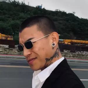 일본 양키 선글라스 웃긴 사각 선글라스 야쿠자 스타일