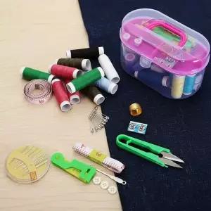 실바늘 보관함 세트 가정용 반짇고리 수예 재료 도구