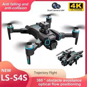 LS-S4S RC 드론 5G WiFi FPV GPS 리턴 브러시리스 모터 4K HD 듀얼 카메라 360   장애물 회피 RC 쿼드콥터