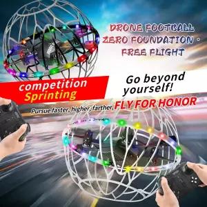 4DRC V49 드론 쿼드콥터 축구 대회 WiFi Fpv 공기압 헬리콥터 적외선 유도 RC 플라잉 볼 장난감 선물