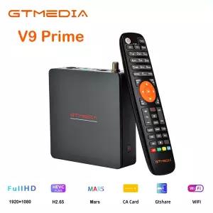 Gtmedia-위성 수신기 V9 Prime DVB-SS2S2X HEVC Main10 AVS  BISS 자동 롤 WiFi 24G 통합 Mars 호환 PowerV