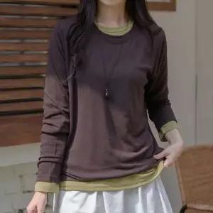 [하프클럽/셀러허브_여성트랜드패션]빅사이즈 511 착붙는레이어드티셔츠 DRD