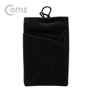 [하프클럽/]Coms 여행용 다용도 벨벳 파우치 Black