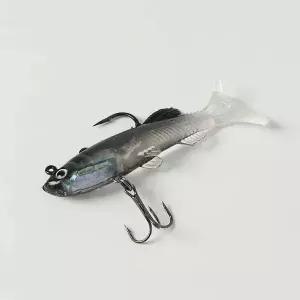 웨이트훅 쉐드웜 루어 지그 갈치 배스낚시 다크그레이