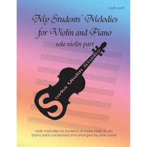바이올린과 피아노를 위한 내 학생들의 멜로디: 솔로 바이올린 파트