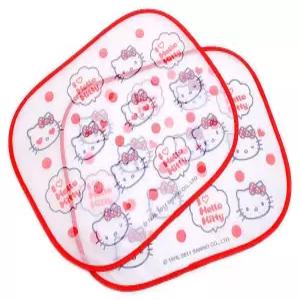 헬로키티 햇빛가리개 가림 자동차실내용품 차량 캐릭터 인테리어소품 차량용