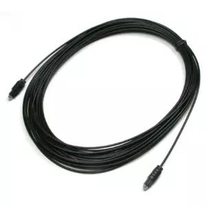 Coms 오디오 광케이블 2지름 각 toslink to Optical 10M 엑세서리 엑세사리 음향 AV