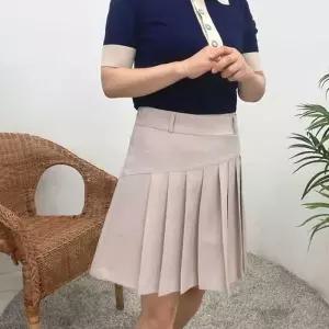 사선 주름 치마바지