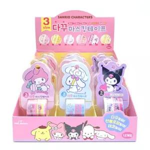 산리오 다꾸 마스킹 테이프 830173캐릭터 꾸미기 소품 꾸미기용 장식 디자인 패턴 다이어리데코 코용