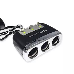 3구 스위치 차량용 멀티시가 소켓 거잭 DC 12볼트충전 용충전 충전기 폰기