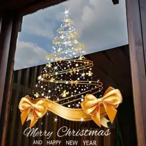 ( )크리스마스윈도우스티커(리본트리)