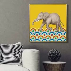 코끼리그림액자 코끼리 그림 액자 50G ELE2 재물운