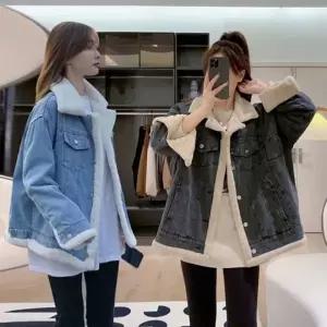 겨울 안감퍼 간절기 데님 아우터 스타일 양면 사용 자켓 가능한
