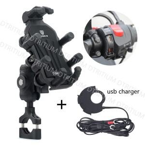 바이크 오토바이 핸드폰 지지대 핸들 바 브래킷 모바일 미러 마운트 내비게이션 스탠드 알루미늄 진동 방지