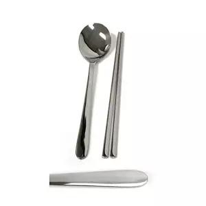 고품질 초등학생용 스텐 민무늬 수저세트 어린이수저 숟가락 젓가락 스텐수저세트 초등학생수저 WFHPZTV