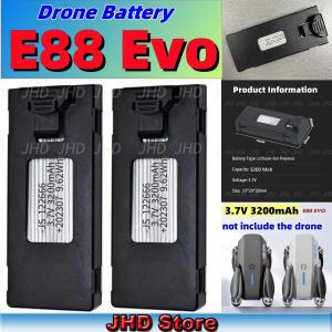 JHD 3.7V 3200mAh E88 EVO 배터리 RC 충전기 액세서리 LS-E100 E99S 미니 UAV 드론 도매용)